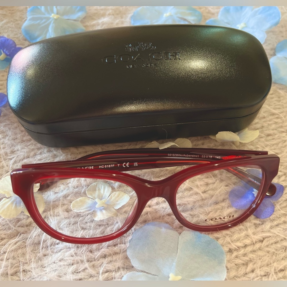 Coach Red Eyeglasses - Picture 8 of 8